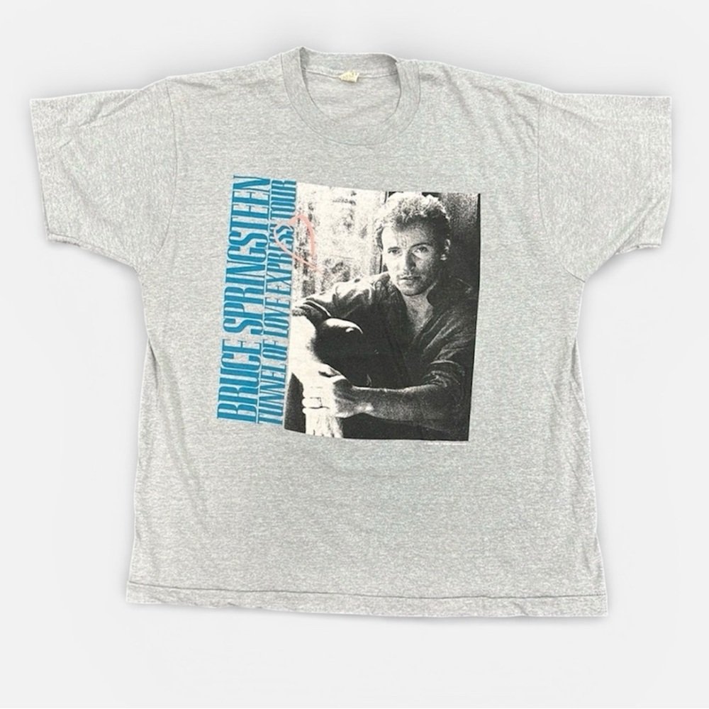 Vintage Bruce Springsteen 1988 Tunnel of Love Express Tour Concert T-Shirt - XL